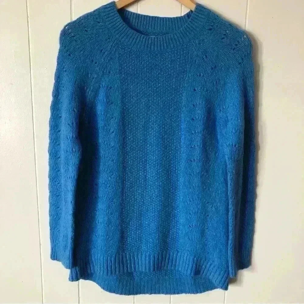LOFT Knit Cotton Blend Top Sweater Size XS